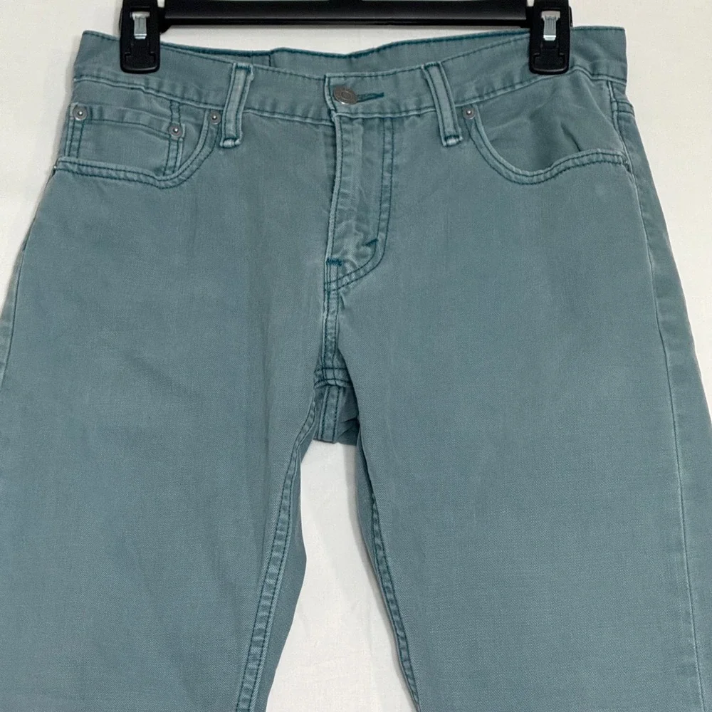 Levi's Men's 514 Slim Straight Fit Jeans Twill Forrest Green 29W x 32L 045140360